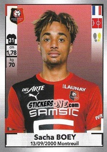 Figurina Sacha Boey - FOOT 2019-2020 - Panini