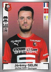 Figurina Jérémy Gelin - FOOT 2019-2020 - Panini