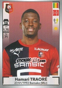 Figurina Hamari Traoré - FOOT 2019-2020 - Panini