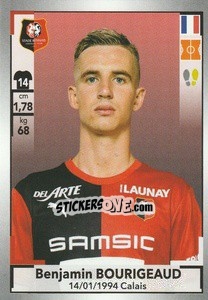 Cromo Benjamin Bourigeaud - FOOT 2019-2020 - Panini