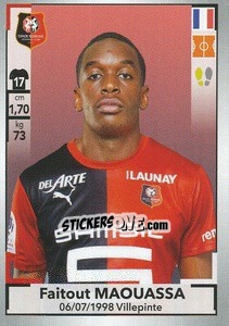 Sticker Faitout Maouassa - FOOT 2019-2020 n. 428 - Panini