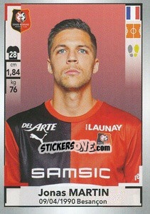 Sticker Jonas Martin - FOOT 2019-2020 n. 429 - Panini