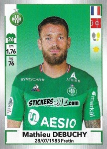Sticker Mathieu Debuchy - FOOT 2019-2020 n. 439 - Panini