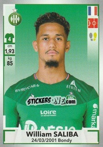 Figurina William Saliba - FOOT 2019-2020 - Panini