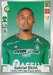 Sticker Gabriel Silva - FOOT 2019-2020 n. 443 - Panini