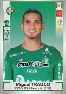 Sticker Miguel Trauco - FOOT 2019-2020 n. 444 - Panini