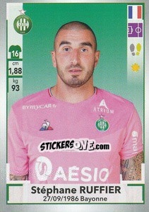 Cromo Stéphane Ruffier - FOOT 2019-2020 n. 447 - Panini