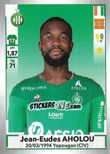 Sticker Jean-Eudes Aholou - FOOT 2019-2020 n. 448 - Panini