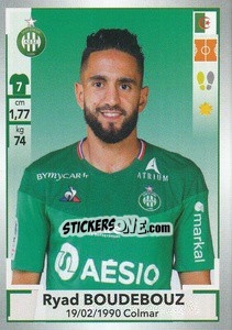 Sticker Ryad Boudebouz - FOOT 2019-2020 n. 449 - Panini