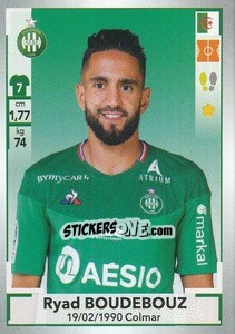 Cromo Ryad Boudebouz - FOOT 2019-2020 - Panini