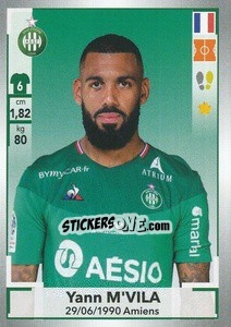 Sticker Yann M'Vila - FOOT 2019-2020 n. 451 - Panini
