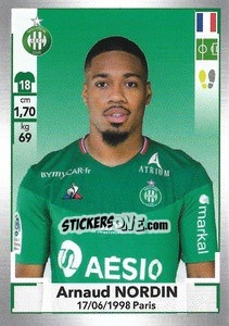 Sticker Arnaud Nordin - FOOT 2019-2020 - Panini