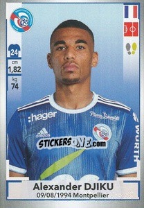 Sticker Alexander Djiku - FOOT 2019-2020 n. 465 - Panini