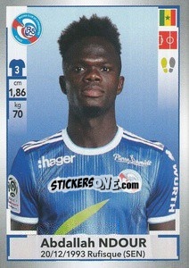 Cromo Abdallah Ndour - FOOT 2019-2020 - Panini