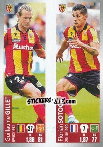 Sticker Guillaume Gillet / Sotoca - FOOT 2019-2020 n. 540 - Panini