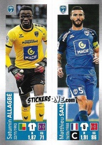 Sticker Allagbé / Sans - FOOT 2019-2020 n. 546 - Panini