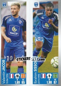 Sticker Jacob / Sissoko - FOOT 2019-2020 n. 547 - Panini