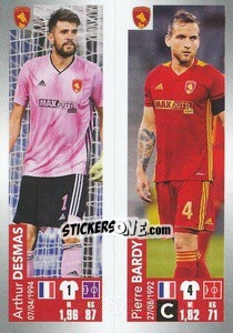 Sticker Desmas / Bardy - FOOT 2019-2020 n. 554 - Panini