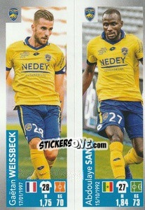 Sticker Weissbeck / Sané - FOOT 2019-2020 - Panini