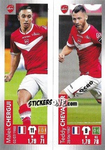 Sticker Chergui / Chevalier - FOOT 2019-2020 n. 562 - Panini