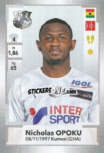 Sticker Nicholas Opoku - FOOT 2019-2020 n. M1 - Panini