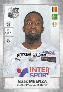 Cromo Isaac Mbenza - FOOT 2019-2020 - Panini