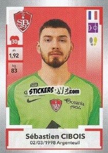 Sticker Sébastien Cibois - FOOT 2019-2020 n. M6 - Panini