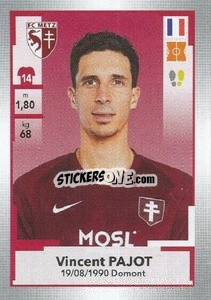 Sticker Vincent Pajot - FOOT 2019-2020 n. M12 - Panini