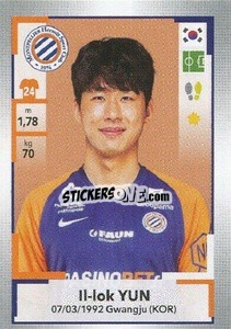 Sticker Il-lok Yun - FOOT 2019-2020 n. M17 - Panini