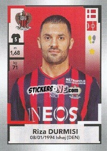 Sticker Riza Durmisi - FOOT 2019-2020 n. M21 - Panini