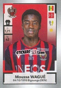 Sticker Moussa Wagué - FOOT 2019-2020 n. M22 - Panini