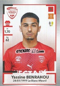 Cromo Yassine Benrahou - FOOT 2019-2020 - Panini