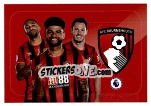 Sticker AFC Bournemouth (Philip Billing / Callum Wilson / Adam Smith) - Premier League Inglese 2019-2020 - Panini