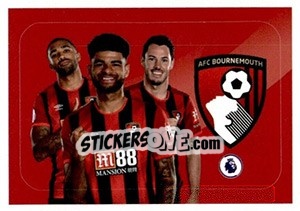Sticker AFC Bournemouth (Philip Billing / Callum Wilson / Adam Smith) - Premier League Inglese 2019-2020 n. 3 - Panini