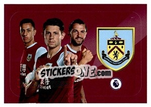 Sticker Burnley (James Tarkowski / Dwight McNeil / Jay Rodriguez) - Premier League Inglese 2019-2020 n. 7 - Panini