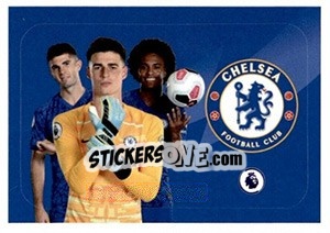 Sticker Chelsea (Kepa Arrizabalaga / Christian Pulisic / Willian) - Premier League Inglese 2019-2020 n. 8 - Panini