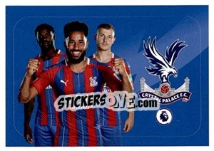 Sticker Crystal Palace (Andros Townsend / Jeffrey Schlupp / Max Meyer) - Premier League Inglese 2019-2020 n. 9 - Panini
