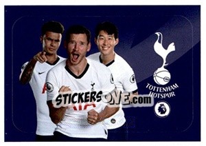 Sticker Tottenham Hotspur (Jan Vertonghen / Dele Alli / Son Heung-Min) - Premier League Inglese 2019-2020 n. 19 - Panini