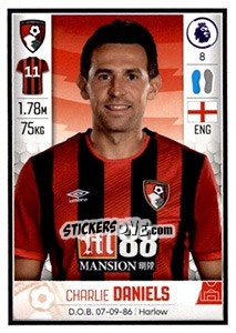 Cromo Charlie Daniels - Premier League Inglese 2019-2020 - Panini