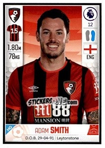 Figurina Adam Smith - Premier League Inglese 2019-2020 - Panini