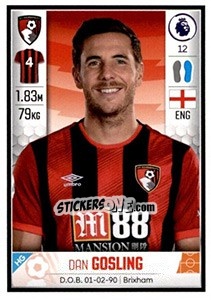 Sticker Dan Gosling - Premier League Inglese 2019-2020 n. 34 - Panini