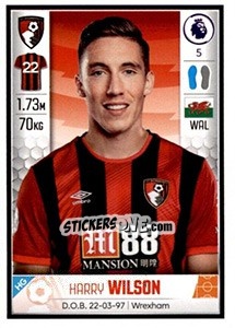 Sticker Harry Wilson - Premier League Inglese 2019-2020 n. 39 - Panini
