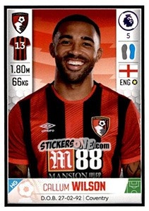 Sticker Callum Wilson - Premier League Inglese 2019-2020 n. 44 - Panini