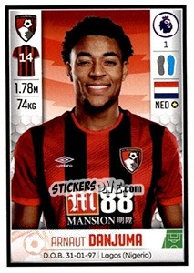 Sticker Arnaut Danjuma - Premier League Inglese 2019-2020 - Panini