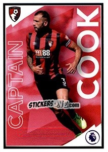 Figurina Steve Cook (Captain) - Premier League Inglese 2019-2020 - Panini
