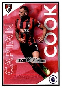 Sticker Steve Cook (Captain) - Premier League Inglese 2019-2020 n. 48 - Panini