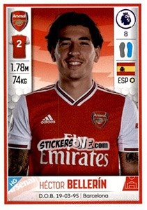 Sticker Héctor Bellerín - Premier League Inglese 2019-2020 n. 55 - Panini