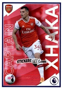 Sticker Granit Xhaka (Captain) - Premier League Inglese 2019-2020 - Panini