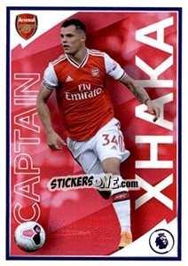 Sticker Granit Xhaka (Captain) - Premier League Inglese 2019-2020 n. 77 - Panini