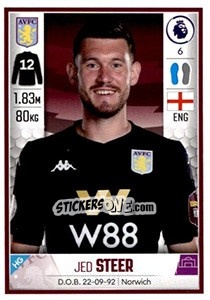 Sticker Jed Steer - Premier League Inglese 2019-2020 - Panini